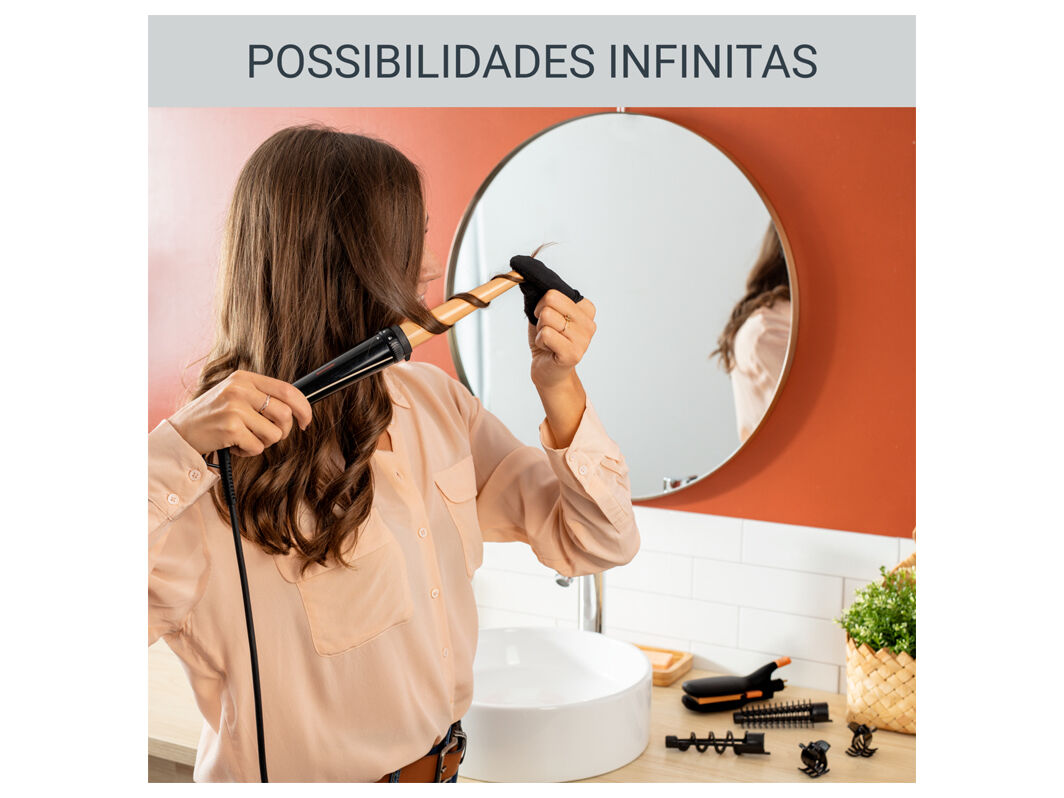 MODELADOR DE CABELO MULTIFUN&Ccedil;&Otilde;ES ROWENTA CF4231F0 INFINITIVE LOOKS 14 EM 1 image number 4