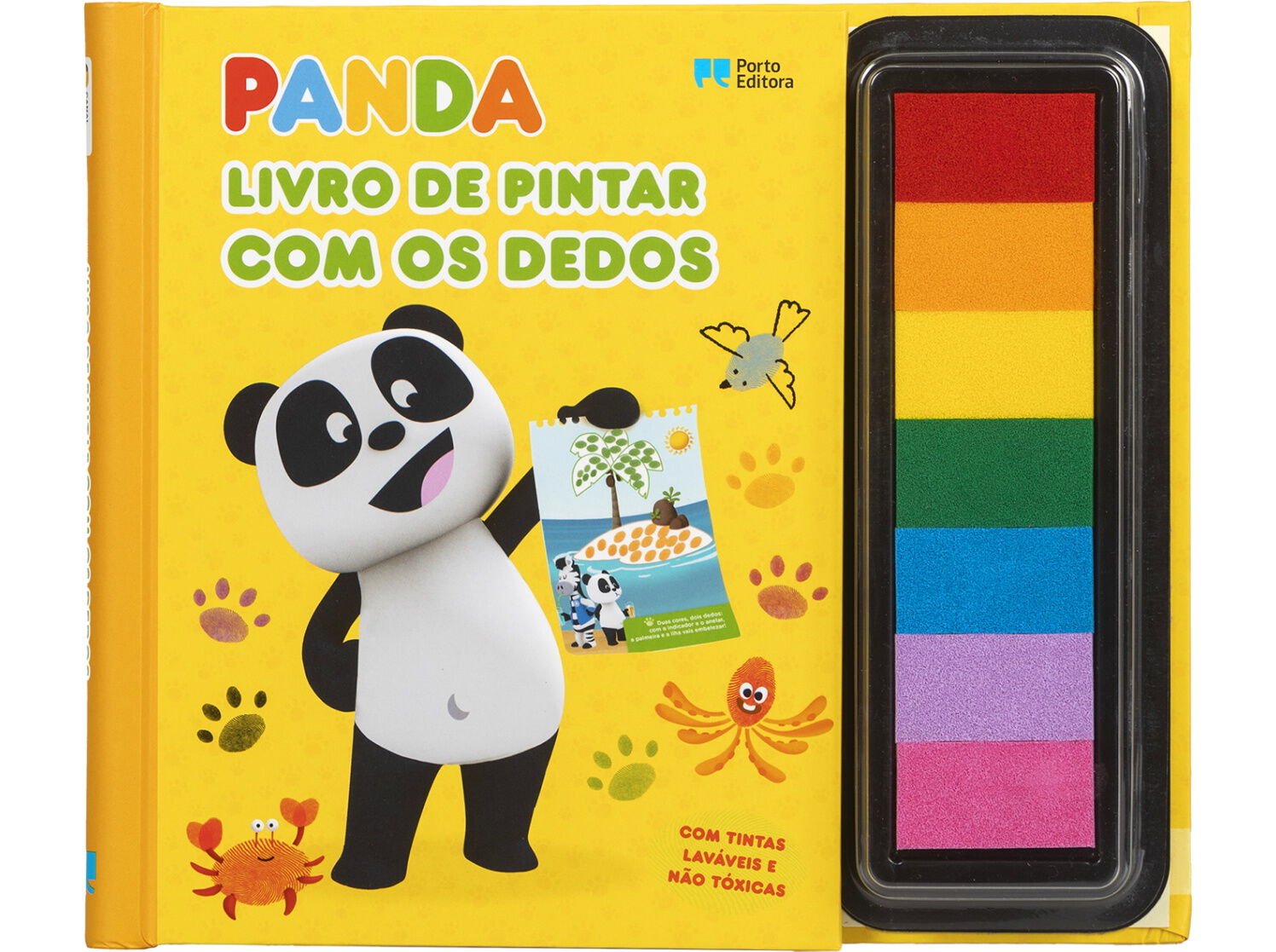 LIVRO CANAL PANDA - LIVRO DE PINTAR COM OS DEDOS image number 0