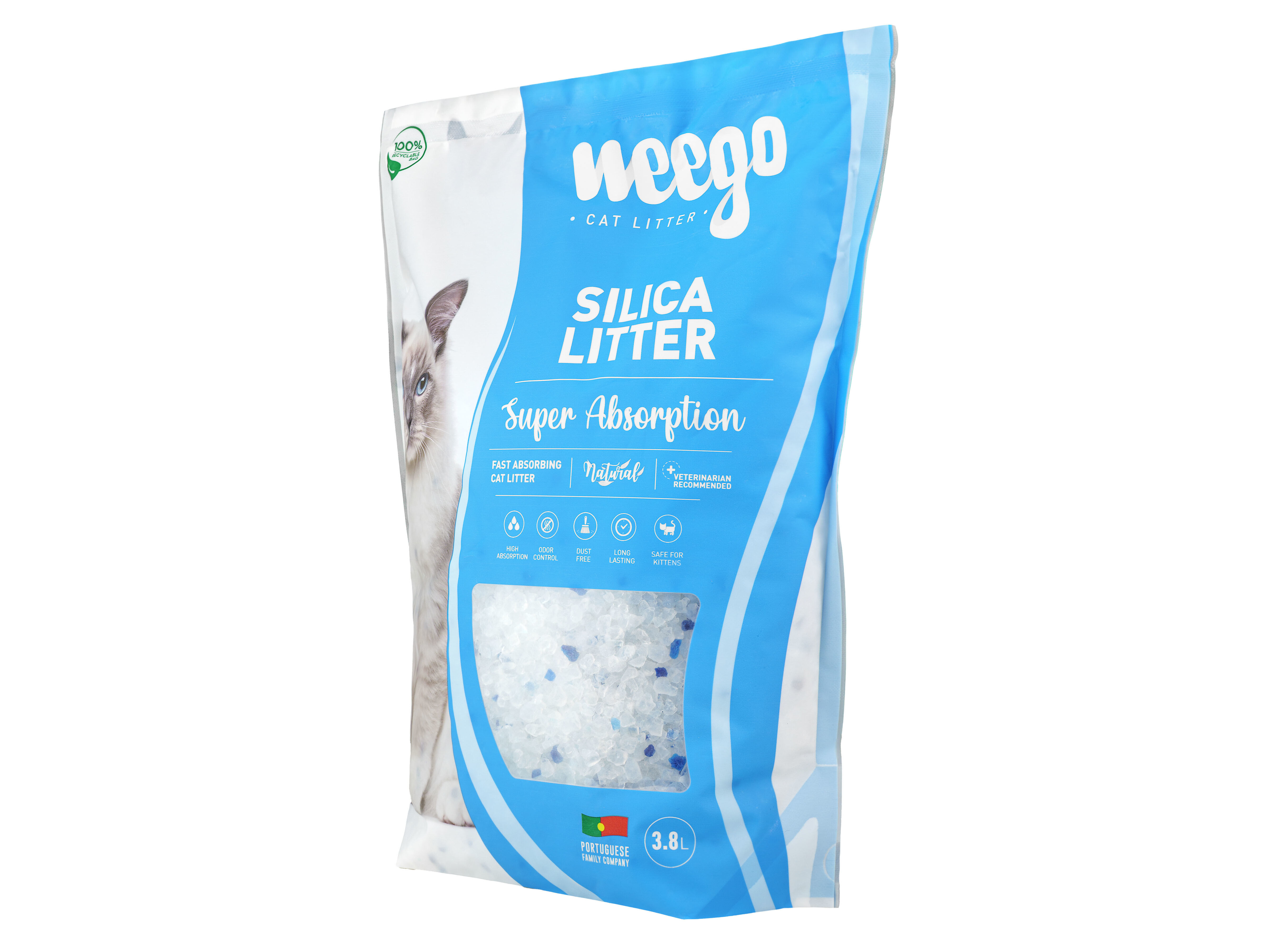 S&Iacute;LICA GEL PARA GATO WEEGO 3.8L image number 1