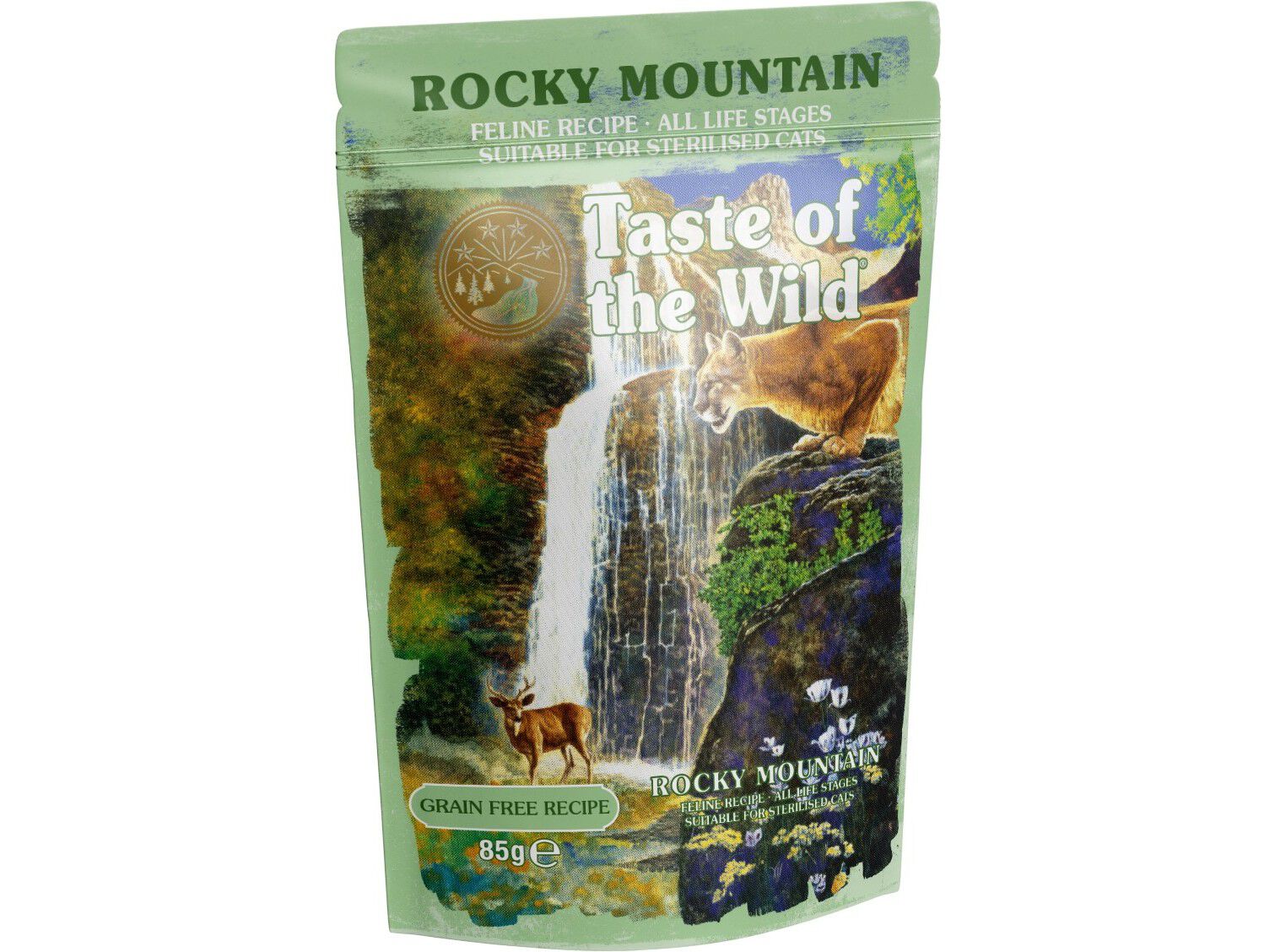 COMIDA H&Uacute;MIDA PARA GATO TASTE OF THE WILD ROCKY MOUNTAIN 85G image number 0
