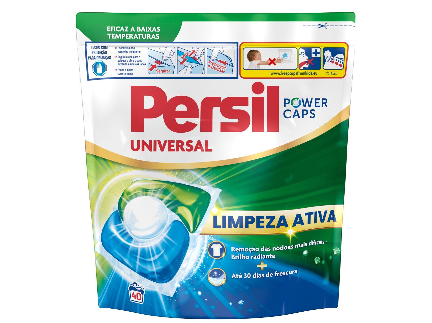 C&Aacute;PSULAS DET. ROUPA M&Aacute;Q PERSIL UNIVERSAL 40D