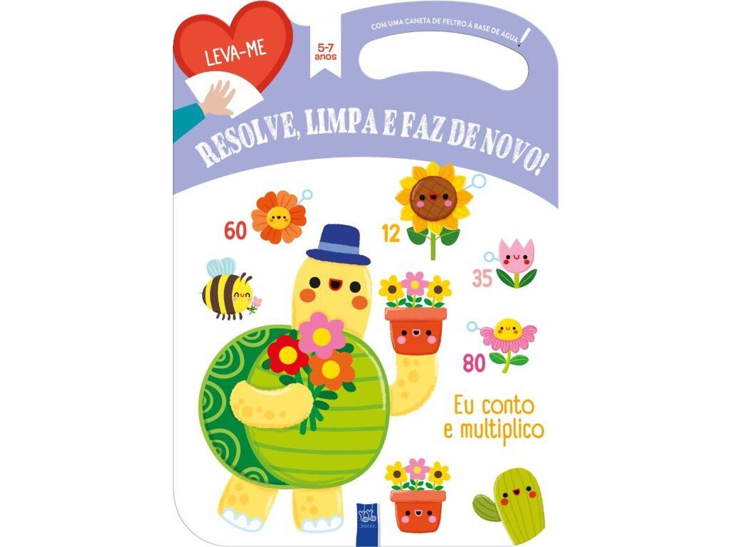 LIVRO RESOLVE LIMPA E FAZ DE NOVO - EU CONTO E MULTIPLICO 5-7 ANOS image number 0