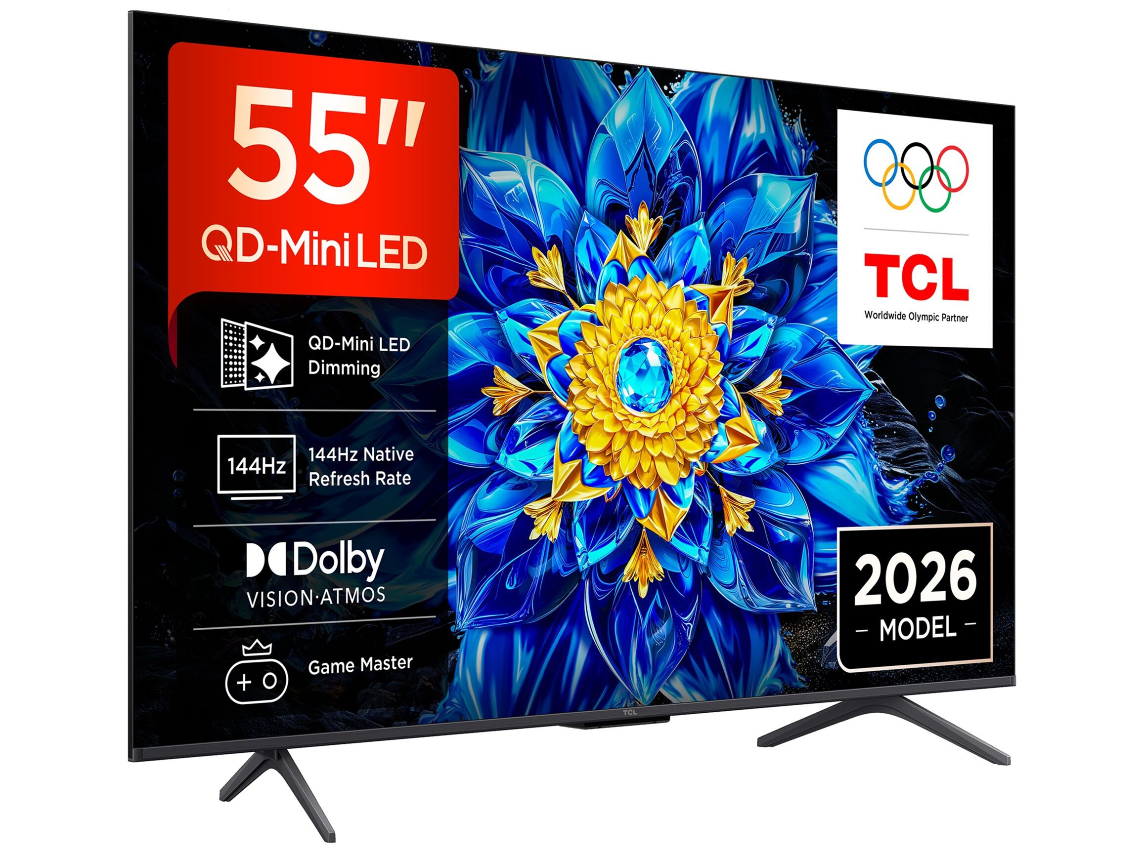 TV QD-MINI LED TCL 55P8L (55" 4K 144HZ GOOGLE TV 140CM) image number 1