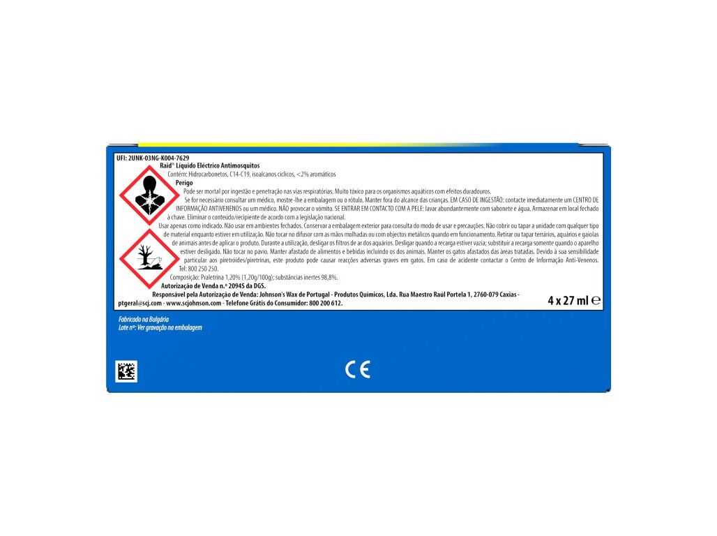 INSECTICIDA PACK RAID ELETRICO 2 APARELHOS + 4 RECARGAS image number 1