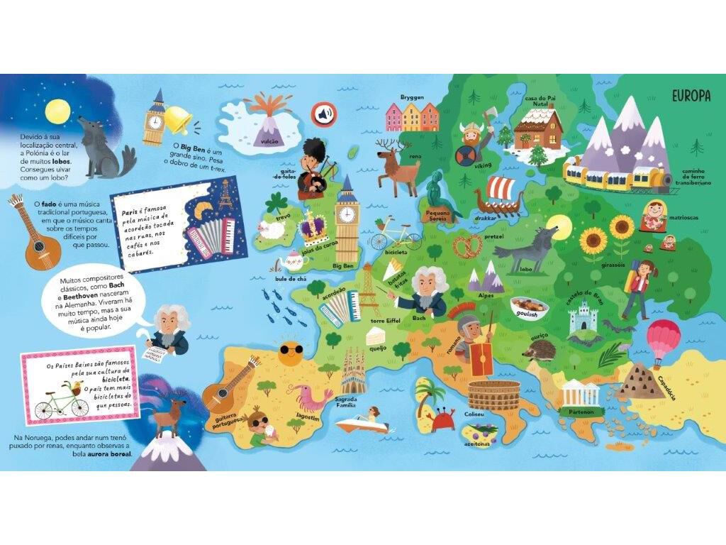 LIVRO O MEU PRIMEIRO ATLAS SONORO DO MUNDO image number 1