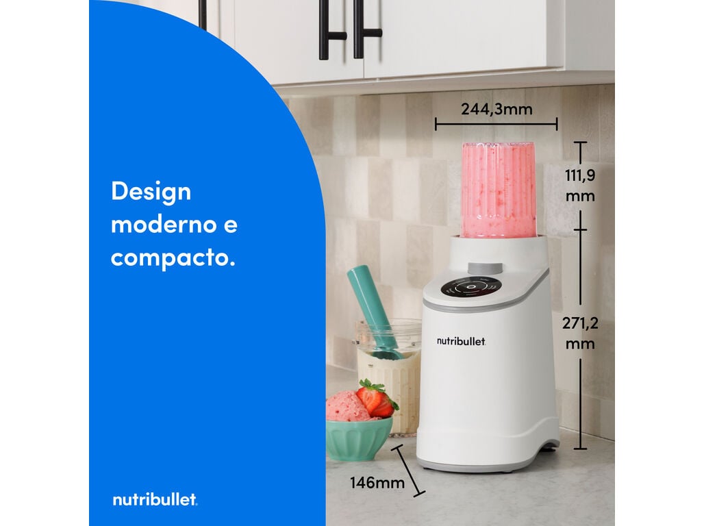 M&Aacute;QUINA DE GELADOS NUTRIBULLET CHILL ICE CREAM MAKER NBD0503W 470ML 500W 5 PROGRAMAS image number 6