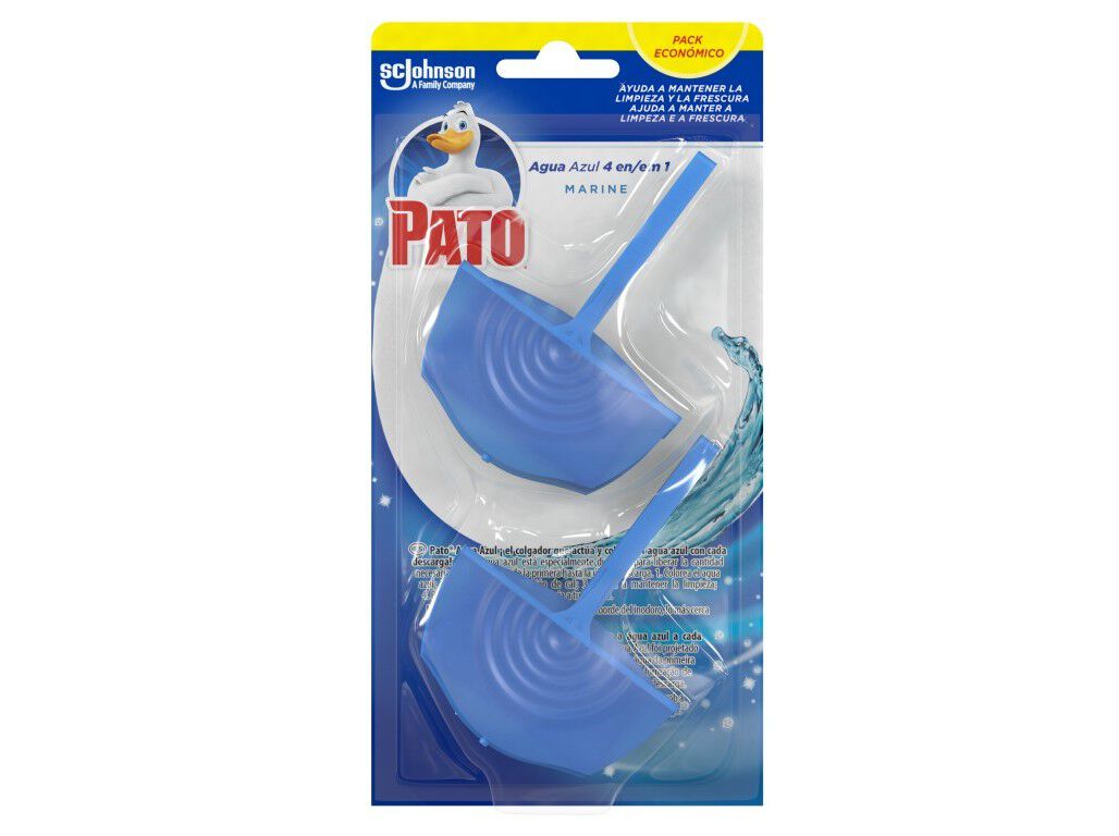 BLOCO PATO SANIT&Aacute;RIO SUPORTE &Aacute;GUA AZUL 2X40G image number 0