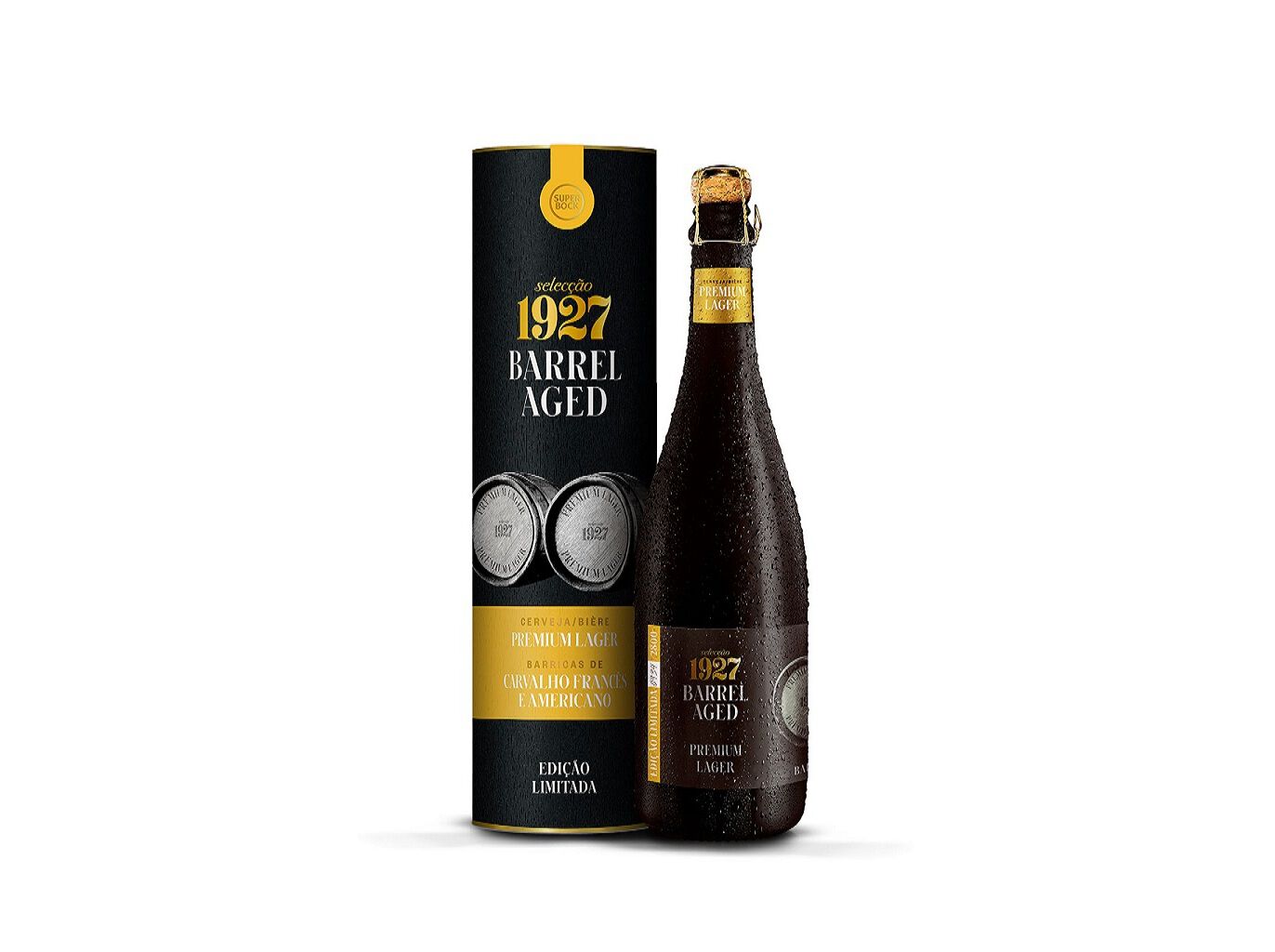 CERVEJA SUPER BOCK 1927 BARREL AGED PREMIUM LAGER 0.75L image number 0