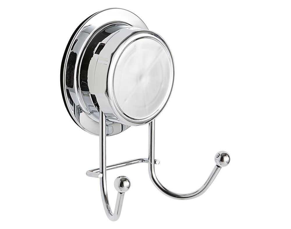 CABIDE DUPLO COM VENTOSA ACTUEL METAL CINZENTO