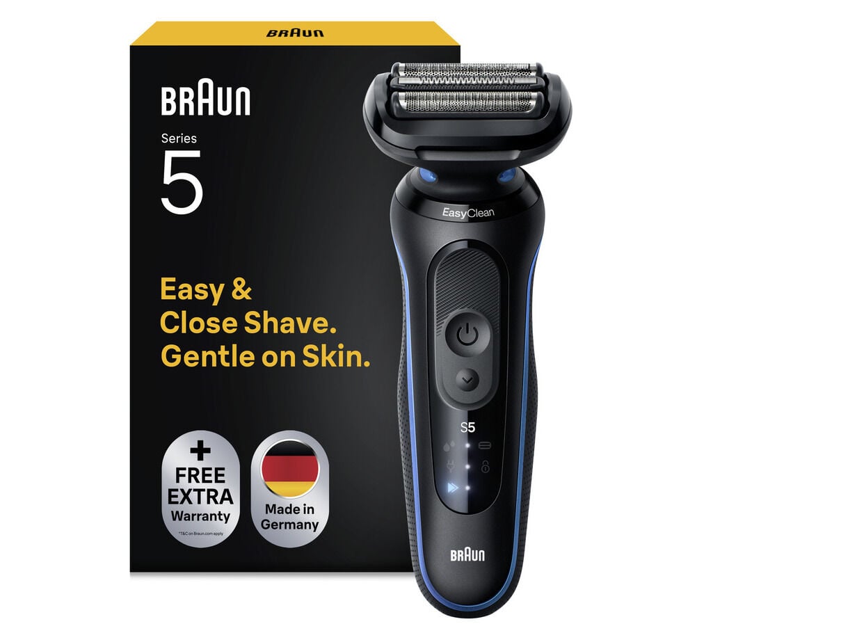 M&Aacute;QUINA BARBEAR BRAUN SHAVER S5 52-B1000 S BLUE