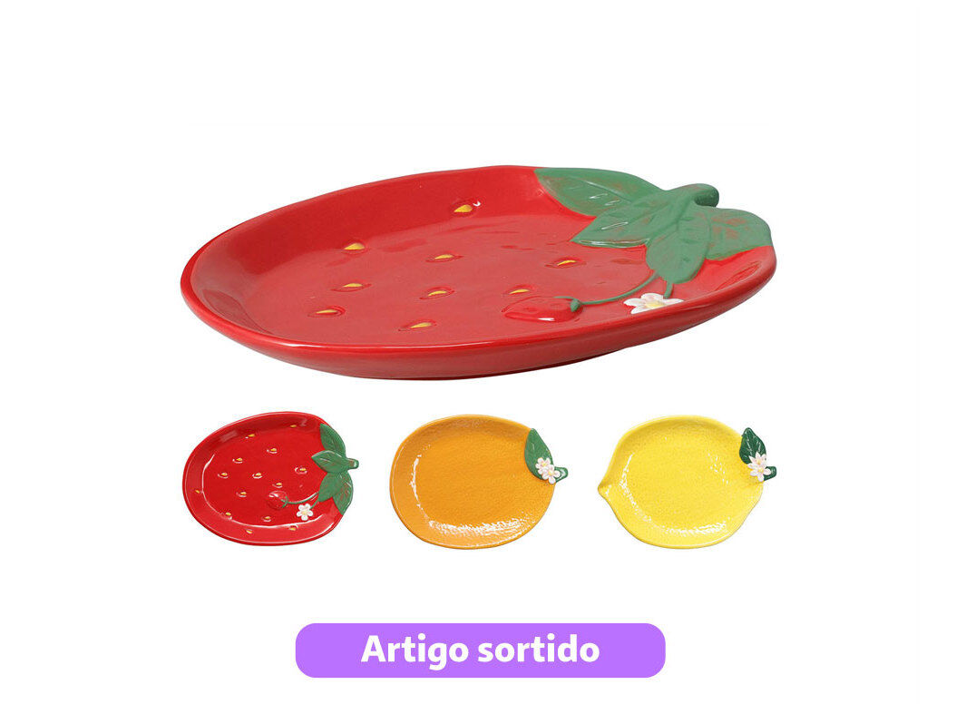 PRATO 20X15X2.5CM MODELOS SORTIDOS