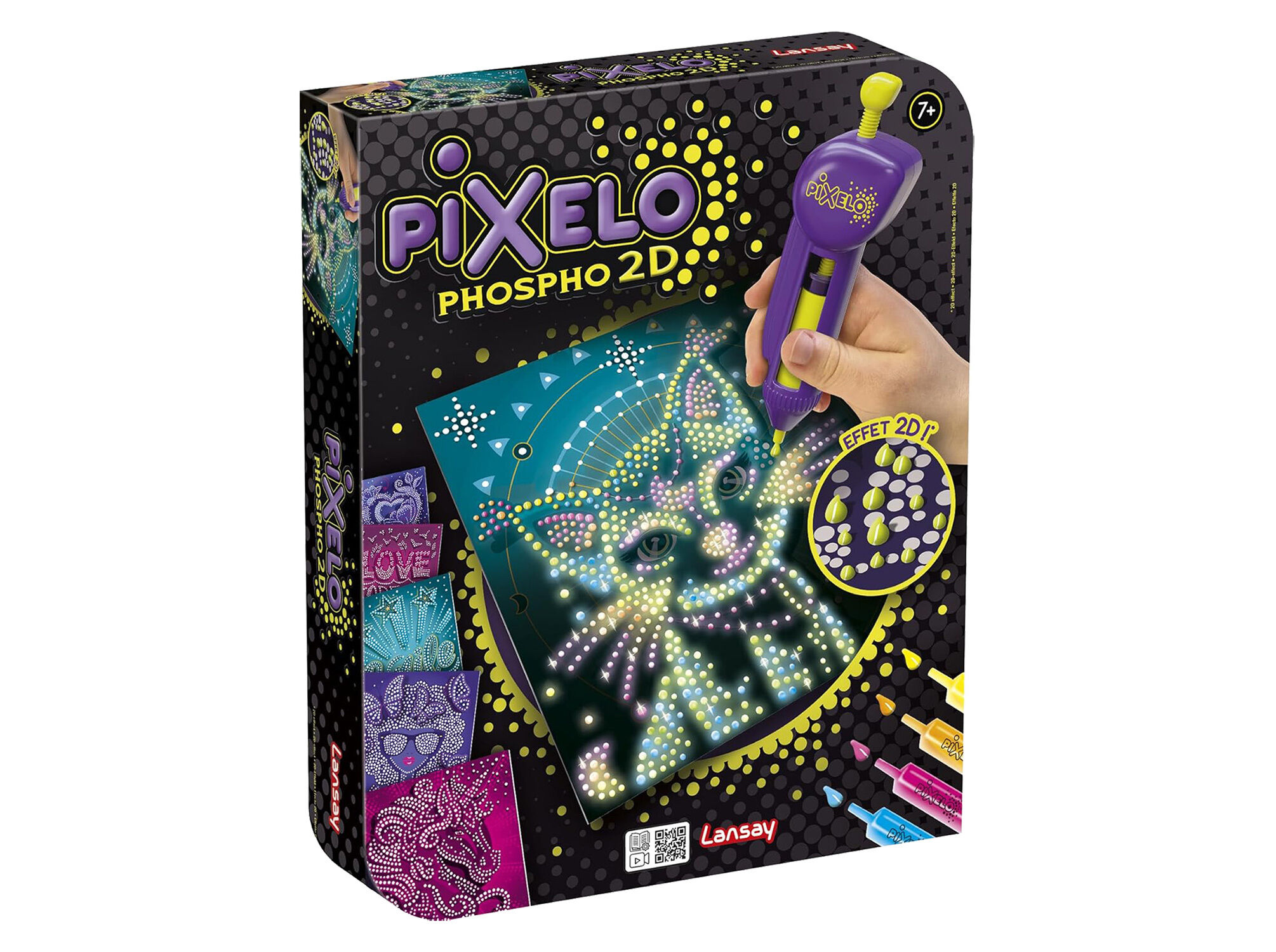 PIXELO PHOSPHO 2D PIXELO NEGRO 23.4X4.7X28.5CM