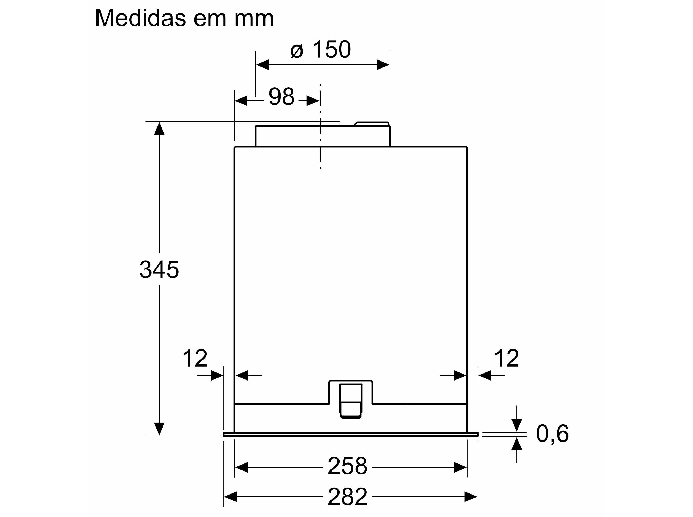 EXAUSTOR INTEGR&Aacute;VEL SIEMENS LB88NPC60 86 CM PRETO image number 8