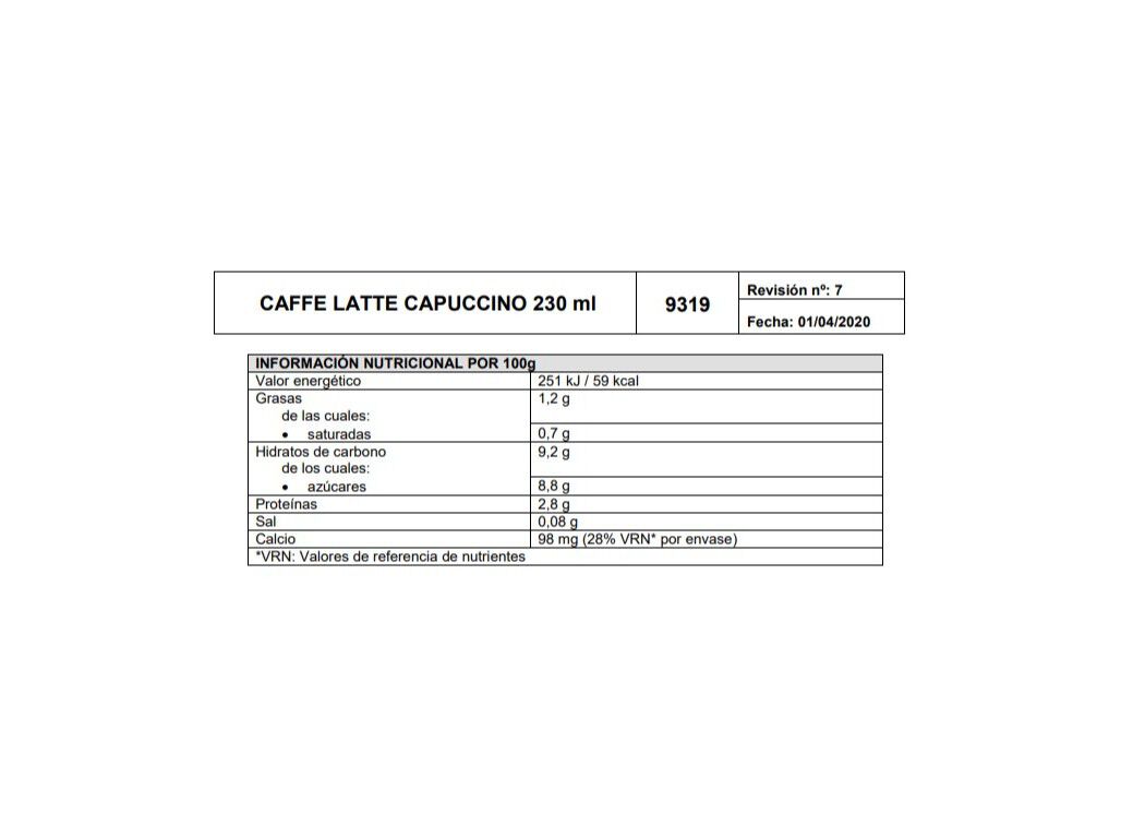 BEBIDA KAIKU CAF&Eacute; CAPUCCINO 230ML image number 1