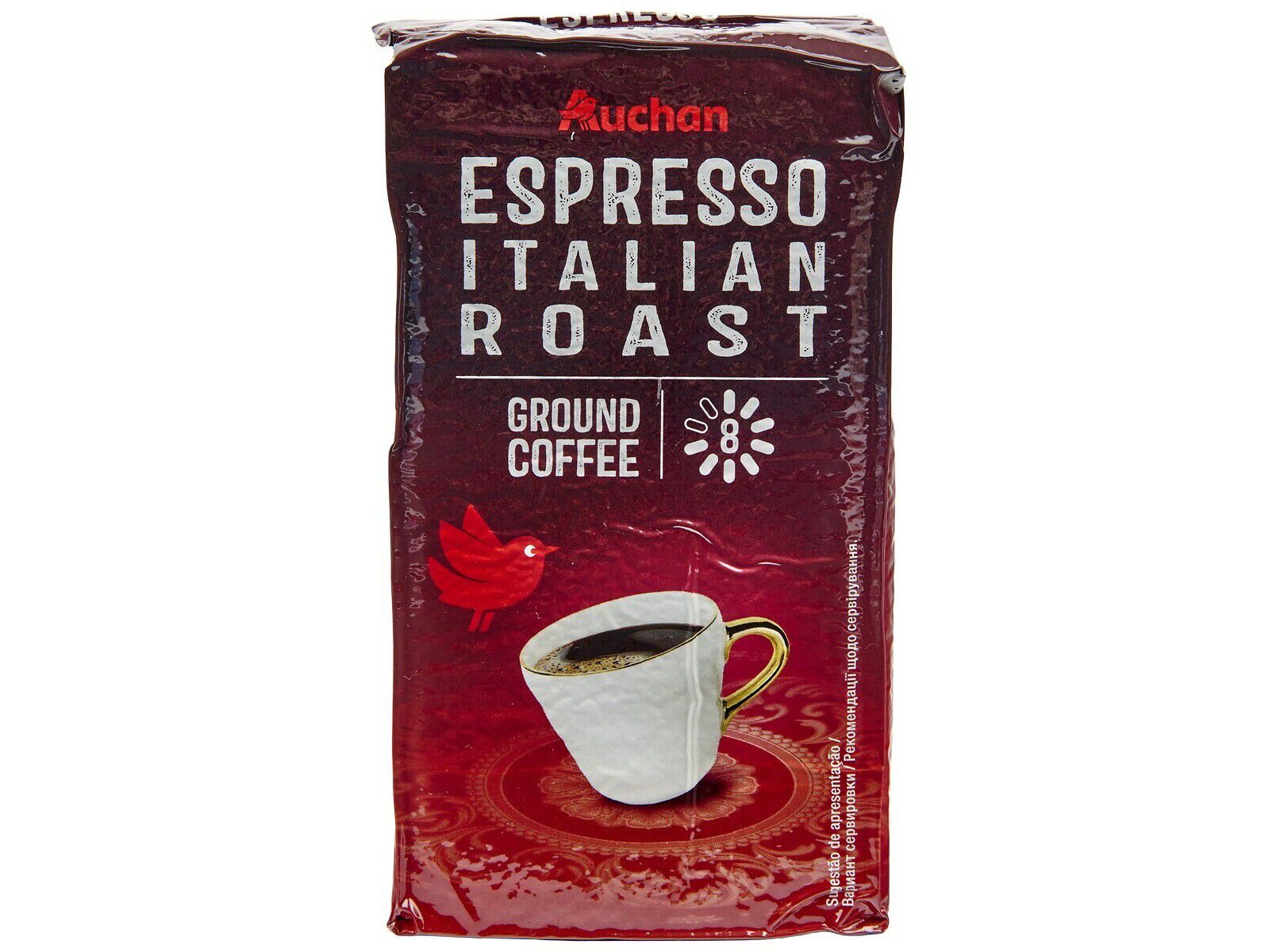 CAF&Eacute; AUCHAN MO&Iacute;DO TORRA ITALIANA INTENSIDADE 8 250G image number 0