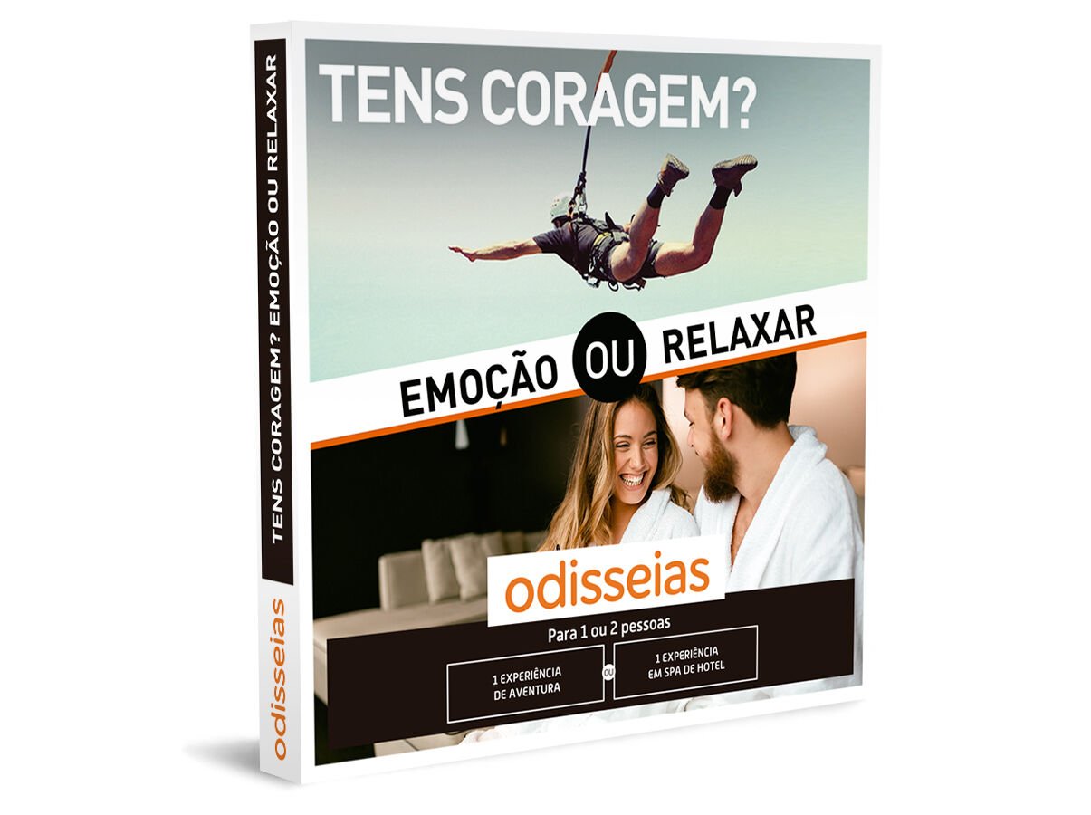PACK ODISSEIAS TENS CORAGEM? EMO&Ccedil;&Atilde;O OU RELAXA