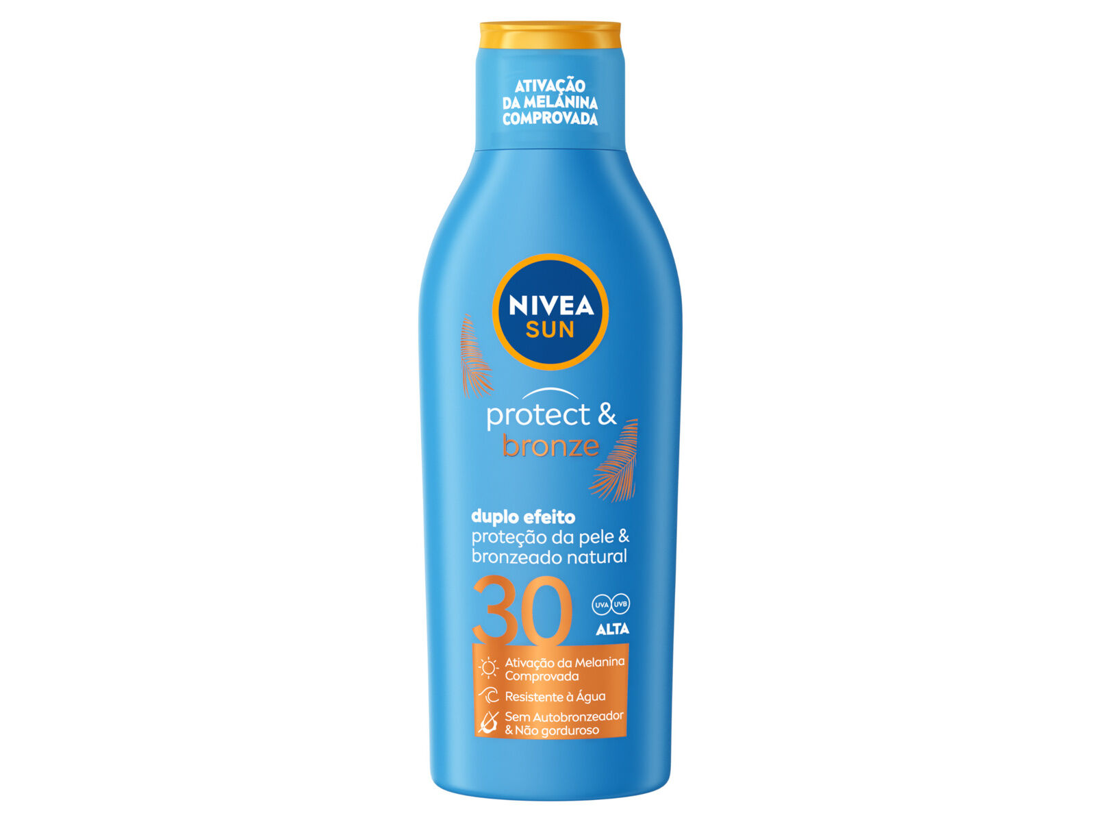 PROTETOR SOLAR BRONZEADO NATURAL LO&Ccedil;&Atilde;O FP30 PROTECT & BRONZE NIVEA SUN 200 ML