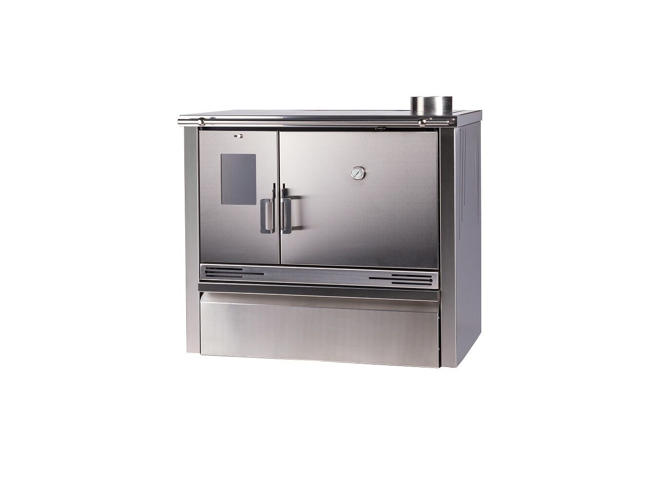 FOG&Atilde;O A LENHA MEKKA INOX 82 X 93.5 X 54.5 CM image number 1