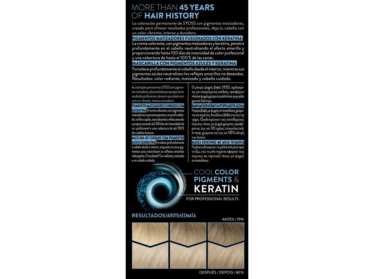 COLORA&Ccedil;AO SYOSS 9-5 LOURO MUITO CLARO CENDR&Eacute; image number 1