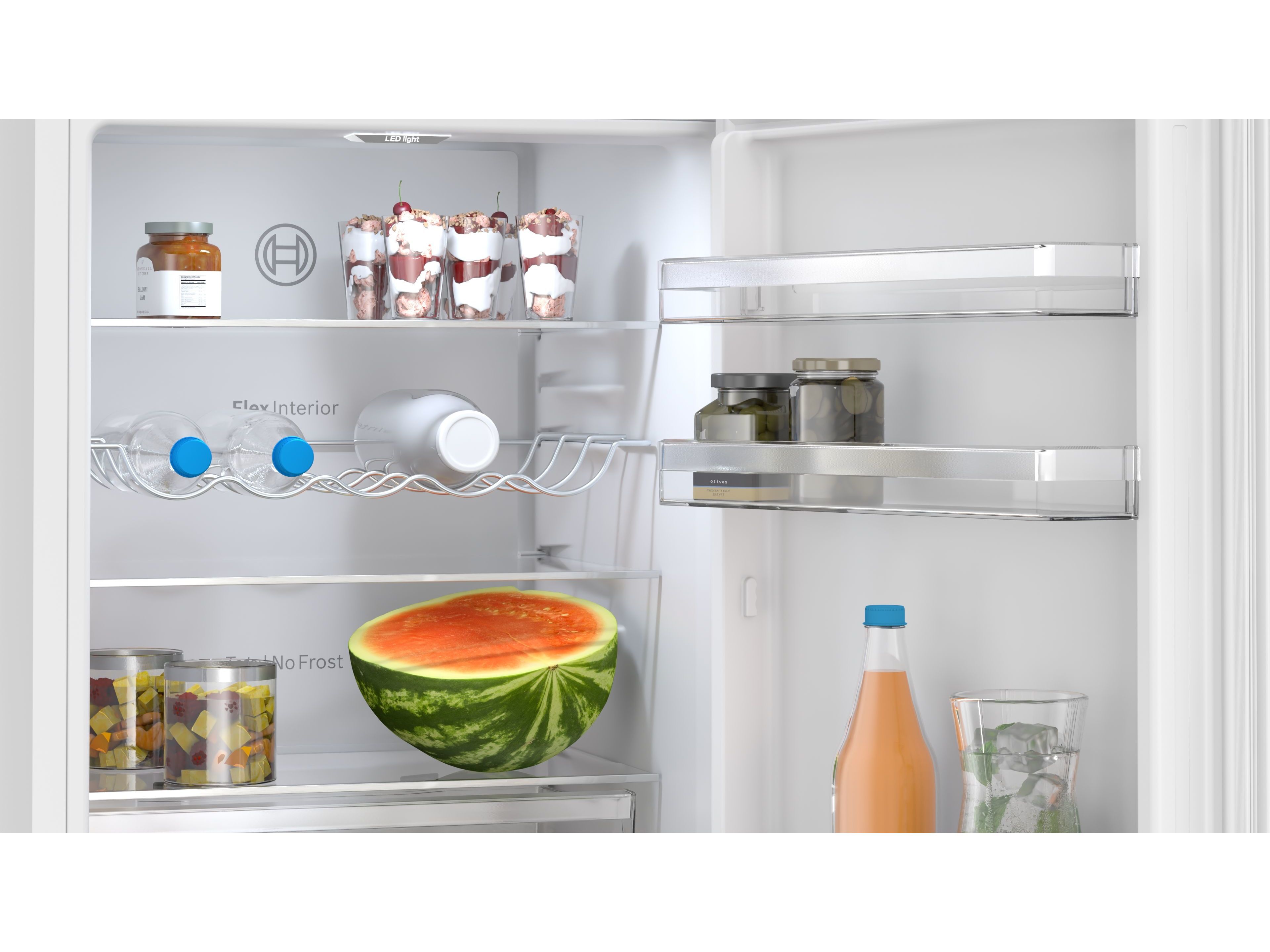 FRIGOR&Iacute;FICO COMBINADO BOSCH KGN362WCF S&Eacute;RIE 4 (NO FROST C 186CM 321L BRANCO) image number 2