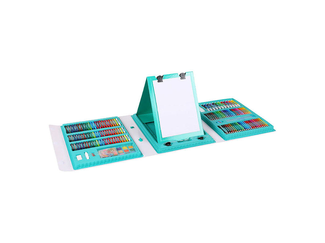 MEGA KIT ARTE INFANTIL COM CAVALETE 183 PE&Ccedil;AS image number 1
