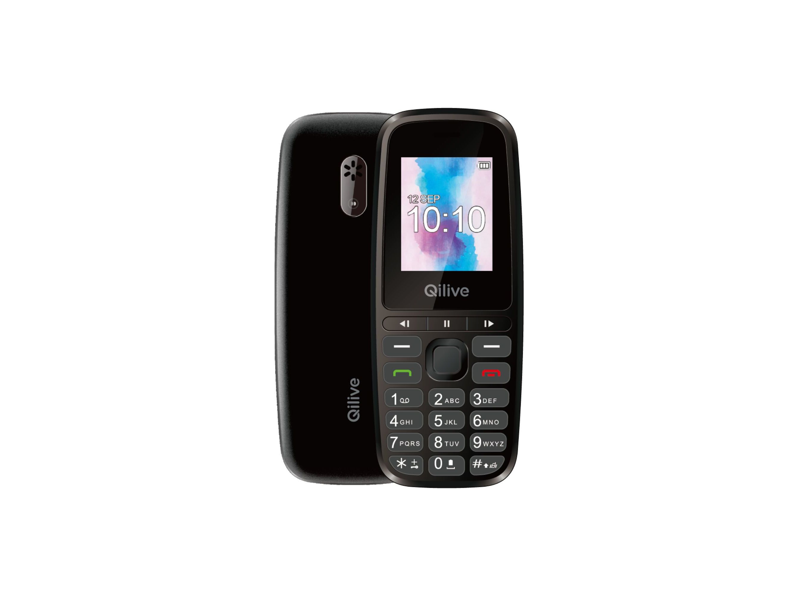 TELEMOVEL QILIVE 600143126 3G/4G PRETO