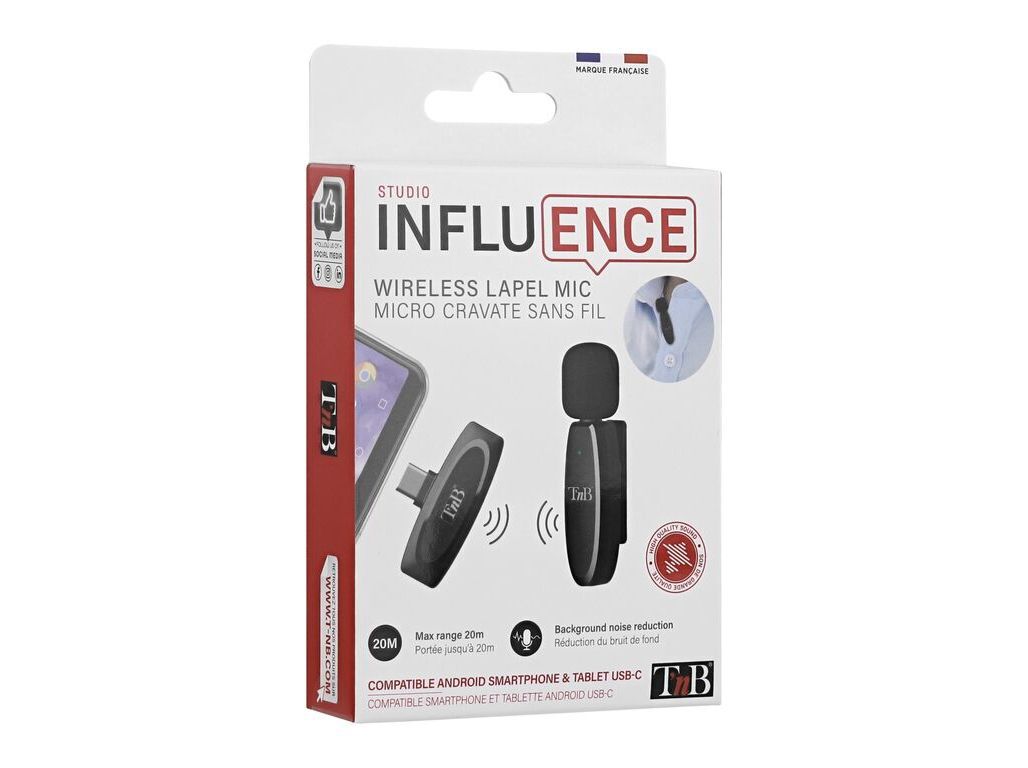 MICROFONE LAPELA TNB INLAPMICWL USB-C SEM FIOS image number 3
