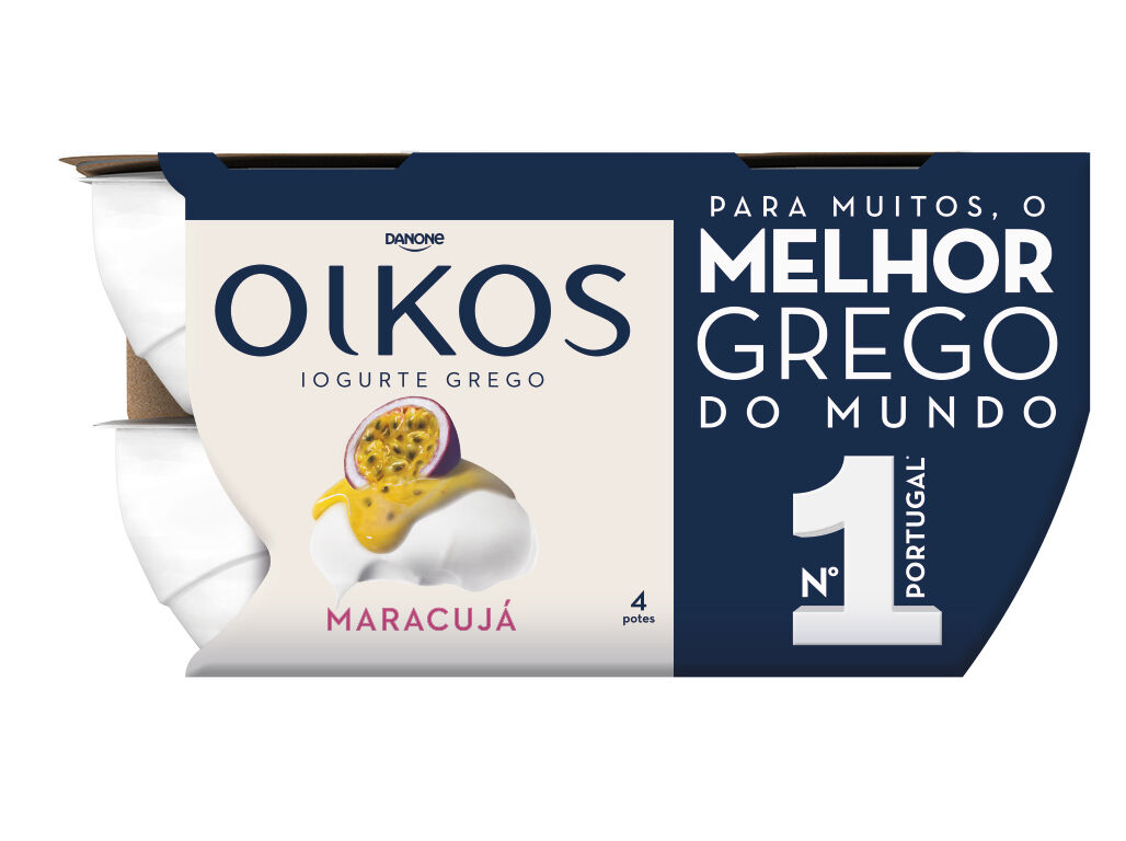 IOGURTE OIKOS DANONE GREGO MARACUJ&Aacute; 4X110G