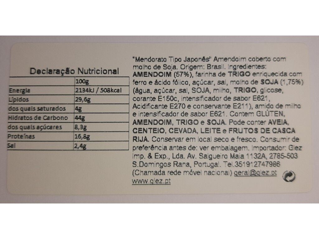 AMENDOIM SANTA HELENA JAPON&Ecirc;S 200G image number 1