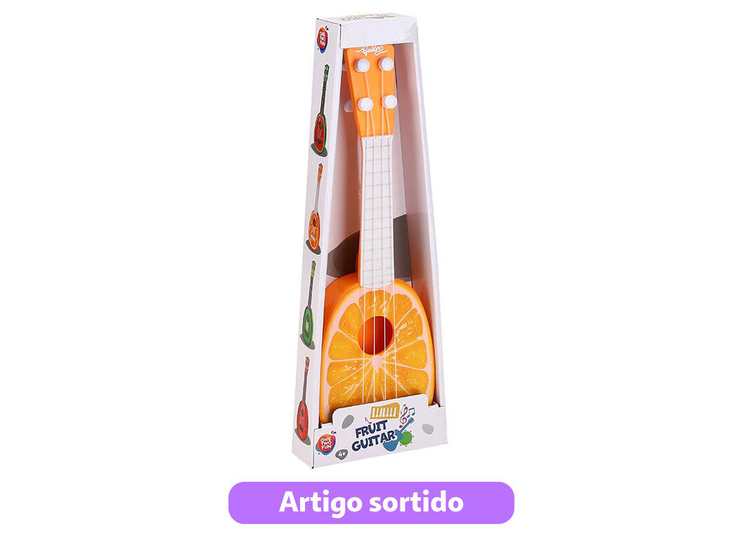 GUITARRA ONE TWO FUN FRUTOS 11X4.5X36CM MODELOS SORTIDOS image number 3