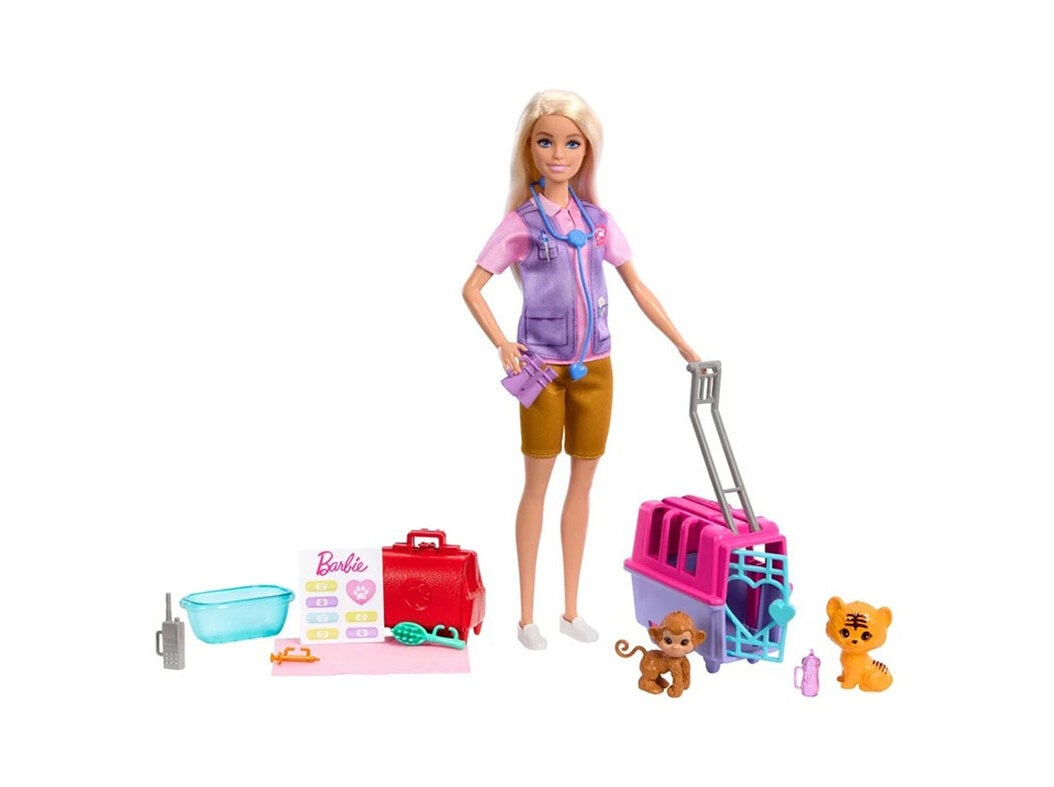 BONECA RESGATE ANIMAL BARBIE
