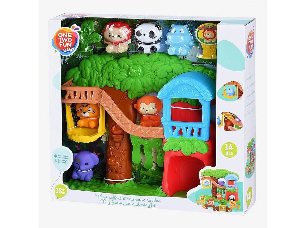 PLAYSET ANIMAIS ZOO ONE TWO FUN