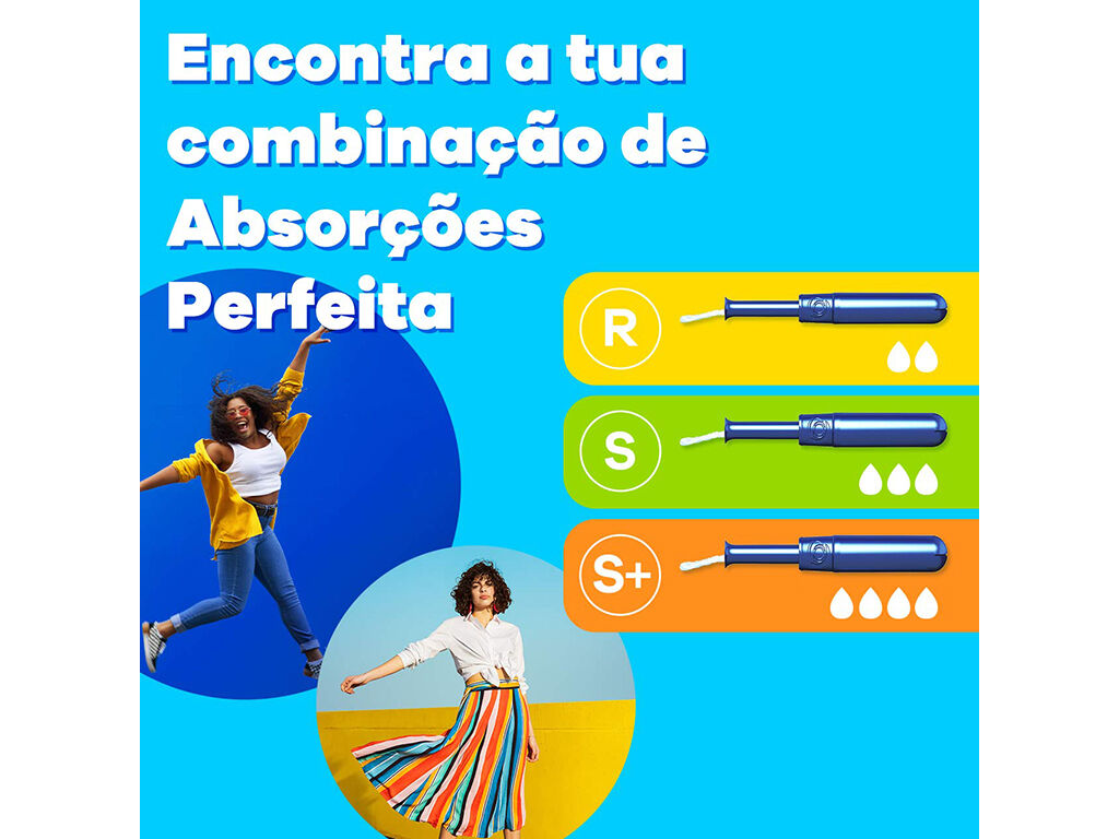 Tamp&otilde;es Pearl Compak Regular com Aplicador Tampax 16 un image number 2