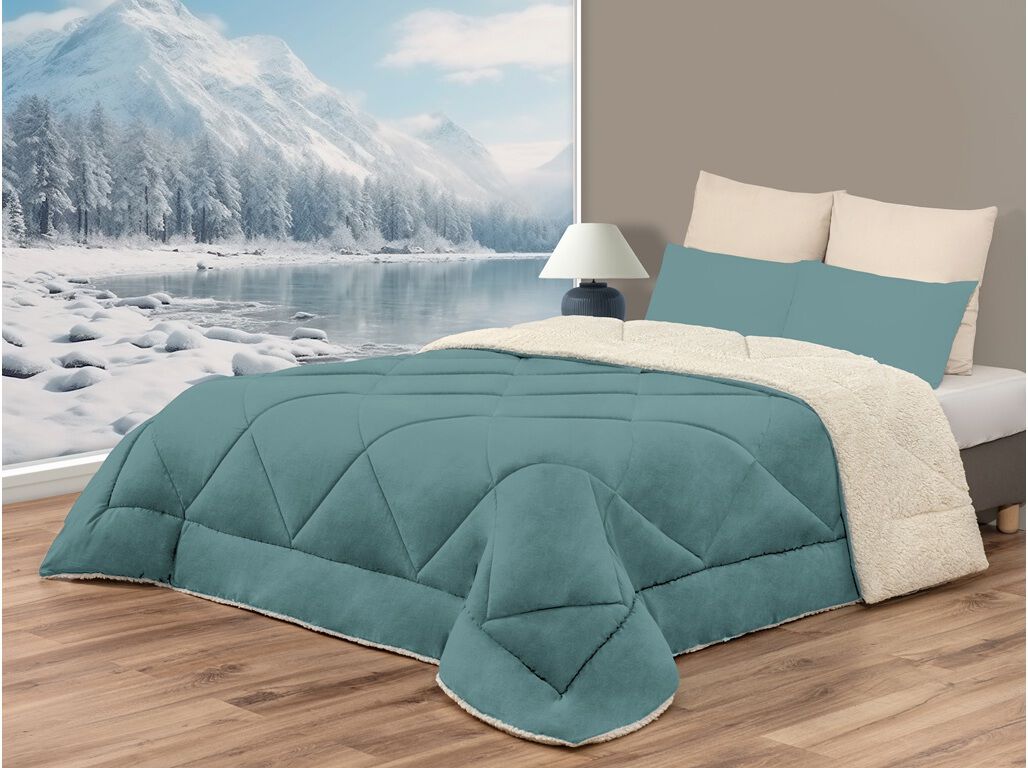 EDRED&Atilde;O SHERPA HOMESPECIAL AZUL MAR 160X220 ATI