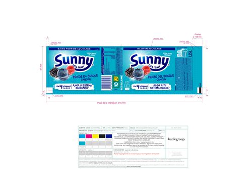 SUMO SUNNY DELIGHT BLUE RASPBERRY 1.25L image number 1