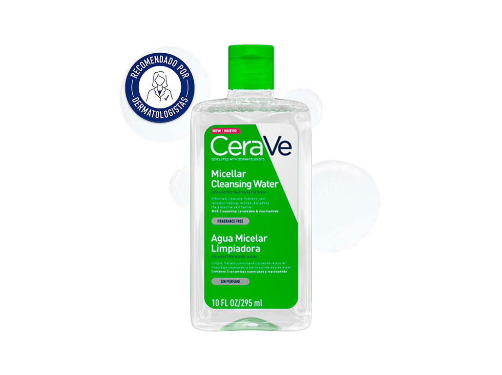 &Aacute;GUA MICELAR CERAVE 296ML image number 0