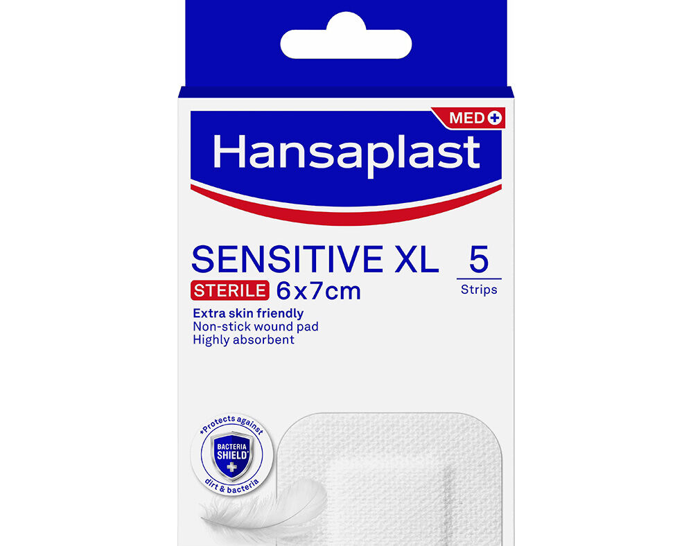 PENSOS HANSAPLAST MED SENSITIVE SILIC 6X7CM 5UN image number 0