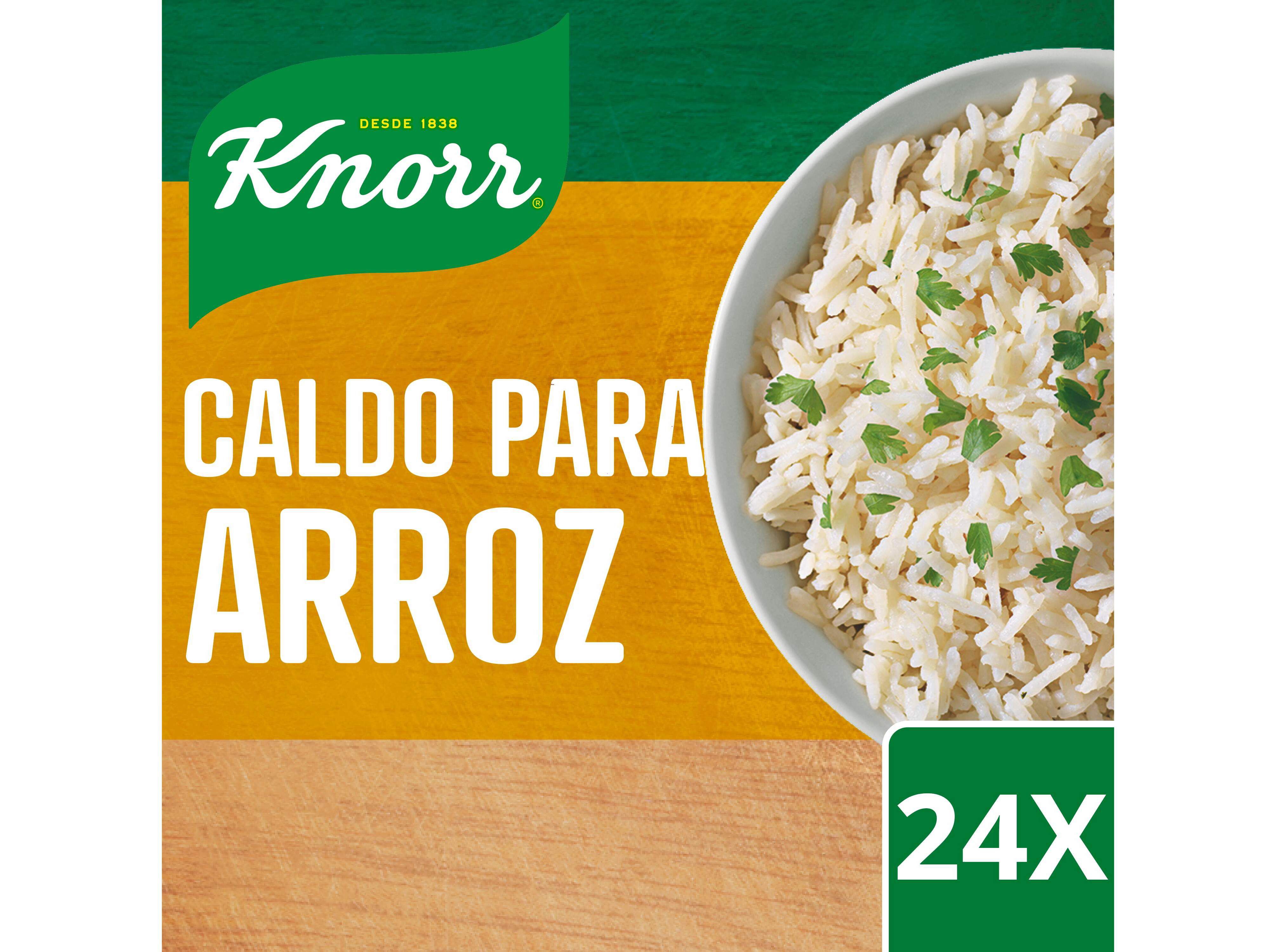 CALDO KNORR PARA ARROZ 24 CUBOS 240G image number 0