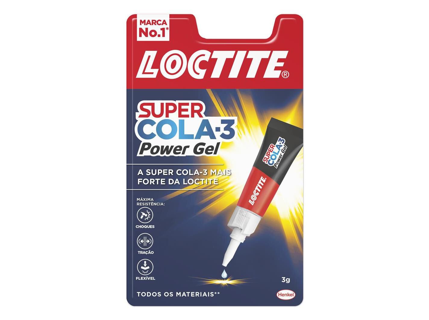 SUPER COLA 3 LOCTITE POWER GEL 3G