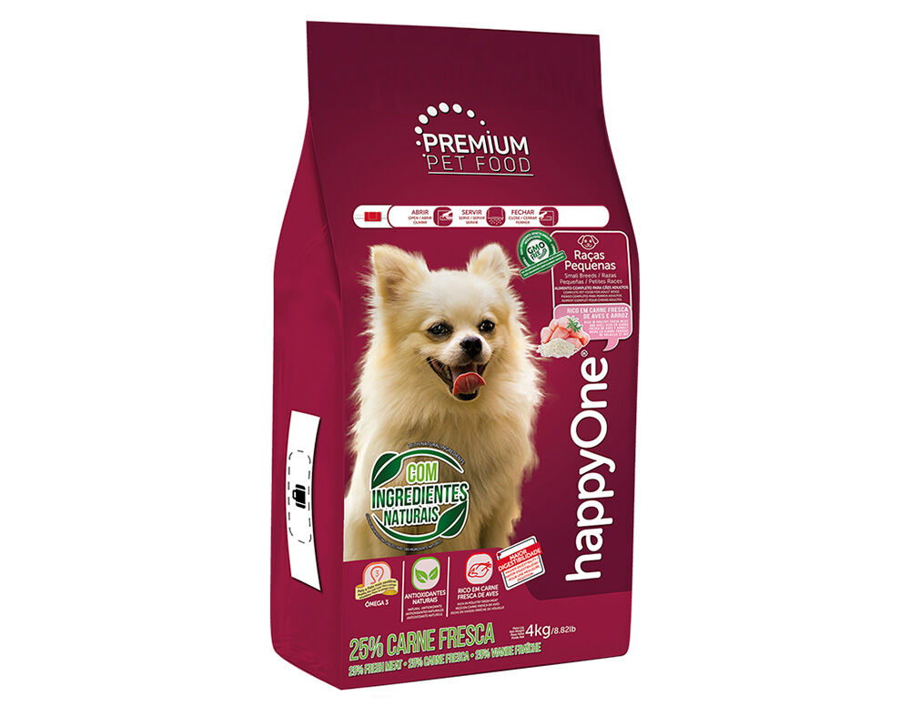 RA&Ccedil;&Atilde;O PARA C&Atilde;O HAPPYONE PREMIUM RA&Ccedil;AS PEQUENAS 4KG image number 0