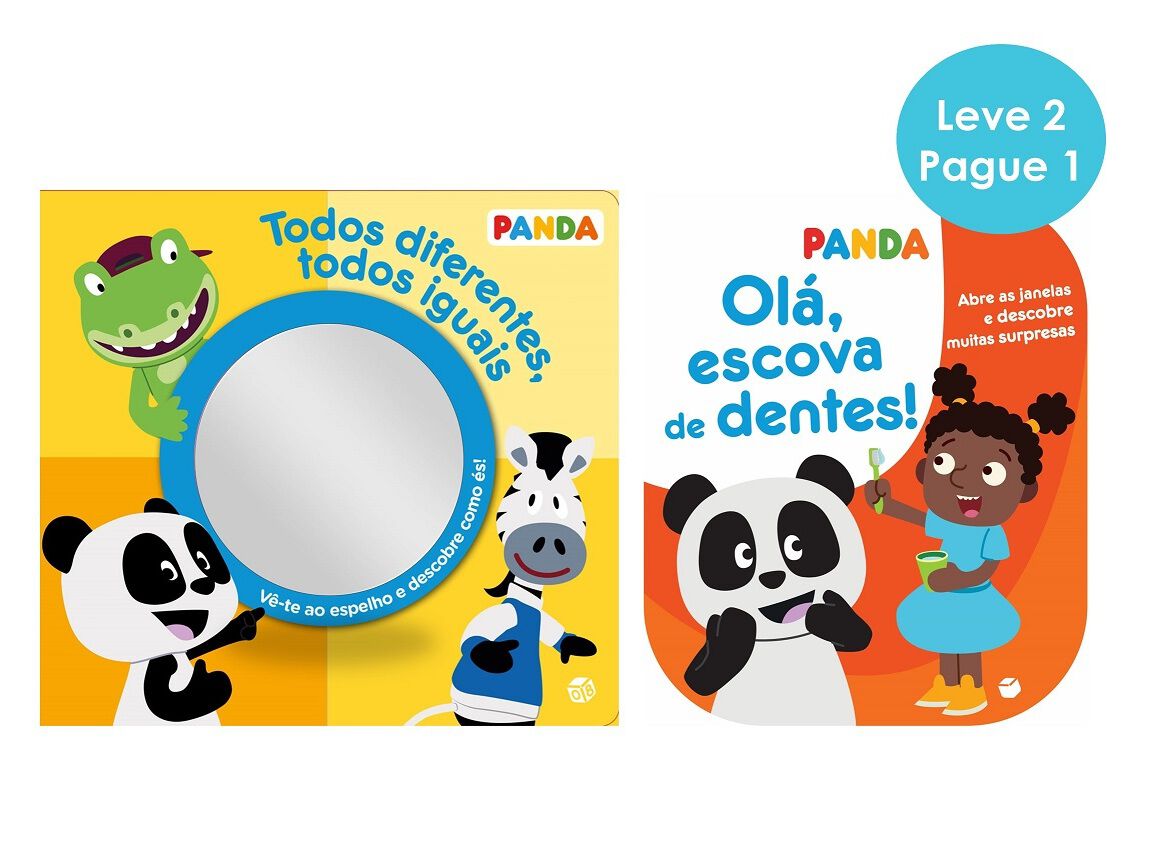 LIVRO PANDA - TODOS DIFERENTES TODOS IGUAIS E OL&Atilde; image number 0