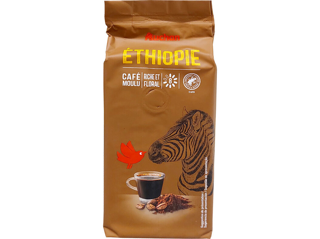 CAF&Eacute; MO&Iacute;DO AUCHAN ETI&Oacute;PIA INTENSIDADE 8 250G