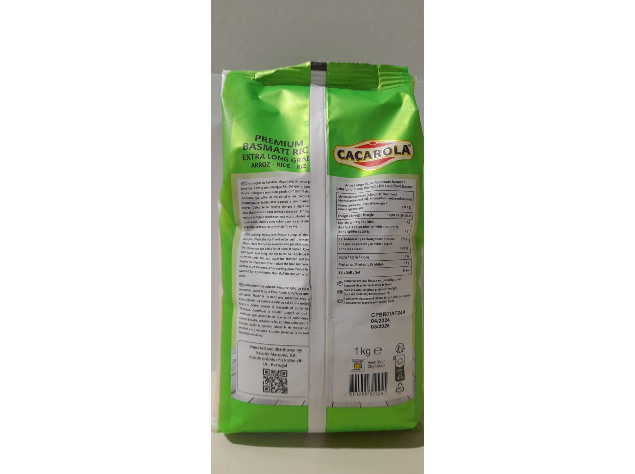 ARROZ BASMATI CA&Ccedil;AROLA PREMIUM CA&Ccedil;AROLA 1 KG image number 1