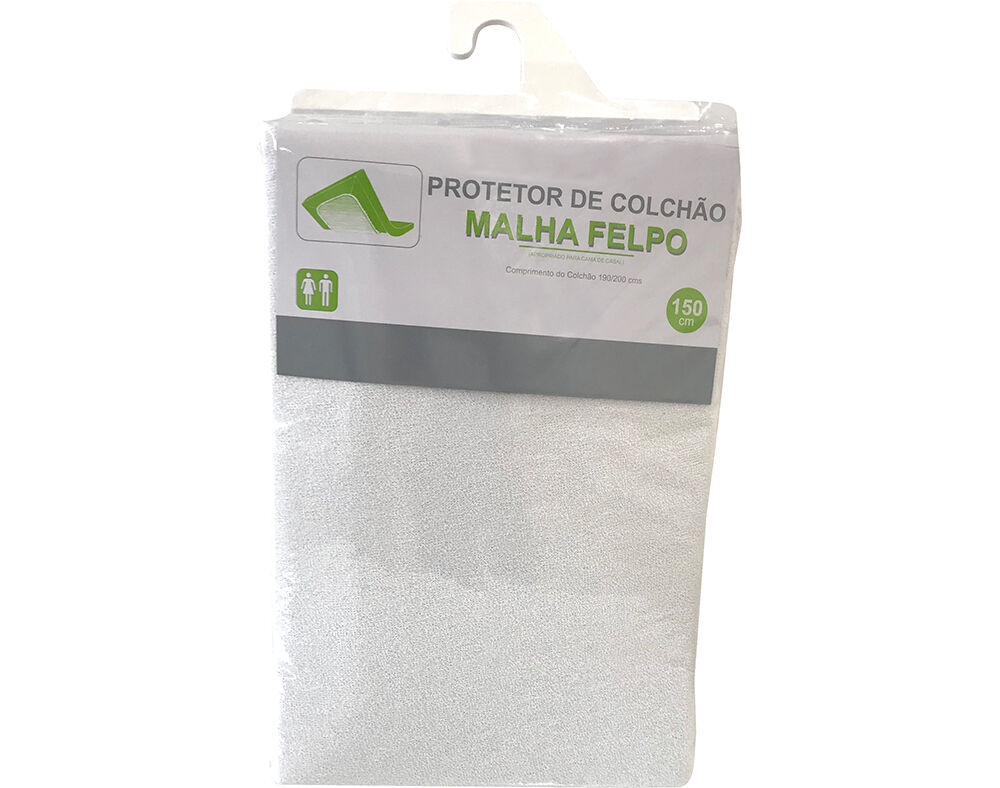 PROTETOR COLCH&Atilde;O FELPO 80%ALGOD&Atilde;O 20%POLIESTIESTER 150X200X25CM