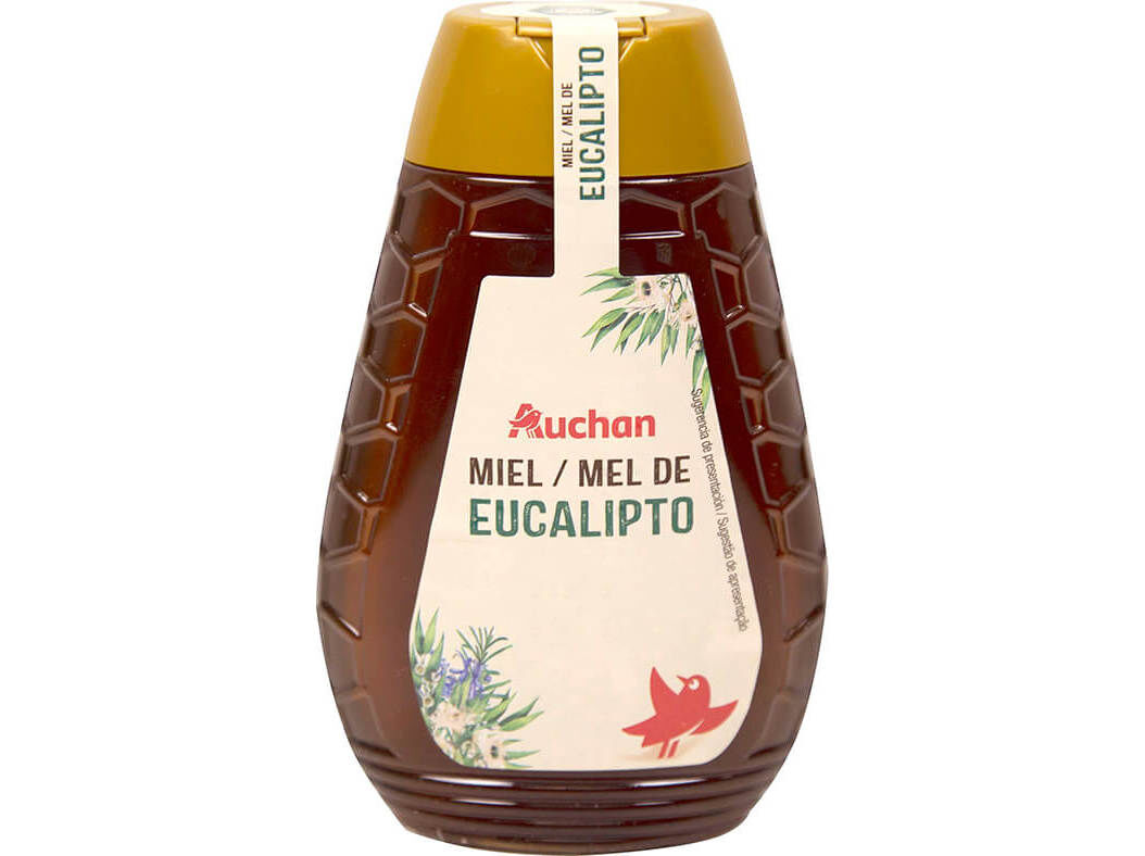 MEL EUCALIPTO AUCHAN TAMPA ANTI-GOTA 350G image number 0