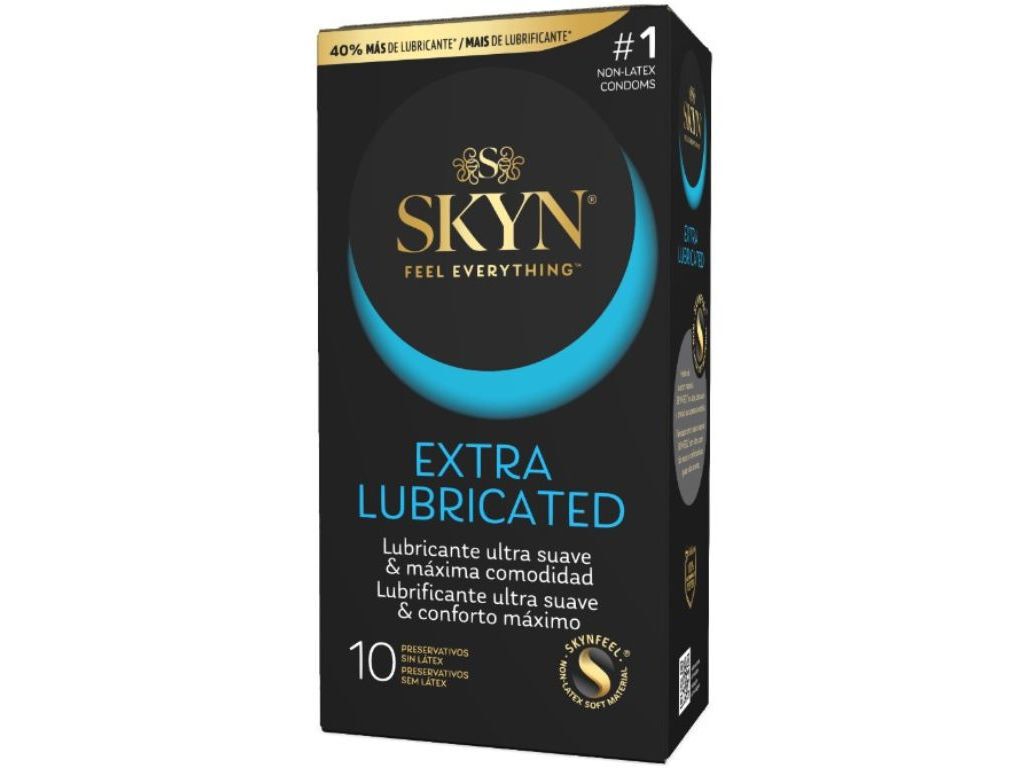 PRESERVATIVOS SKYN EXTRA LUBE 10 UN image number 0