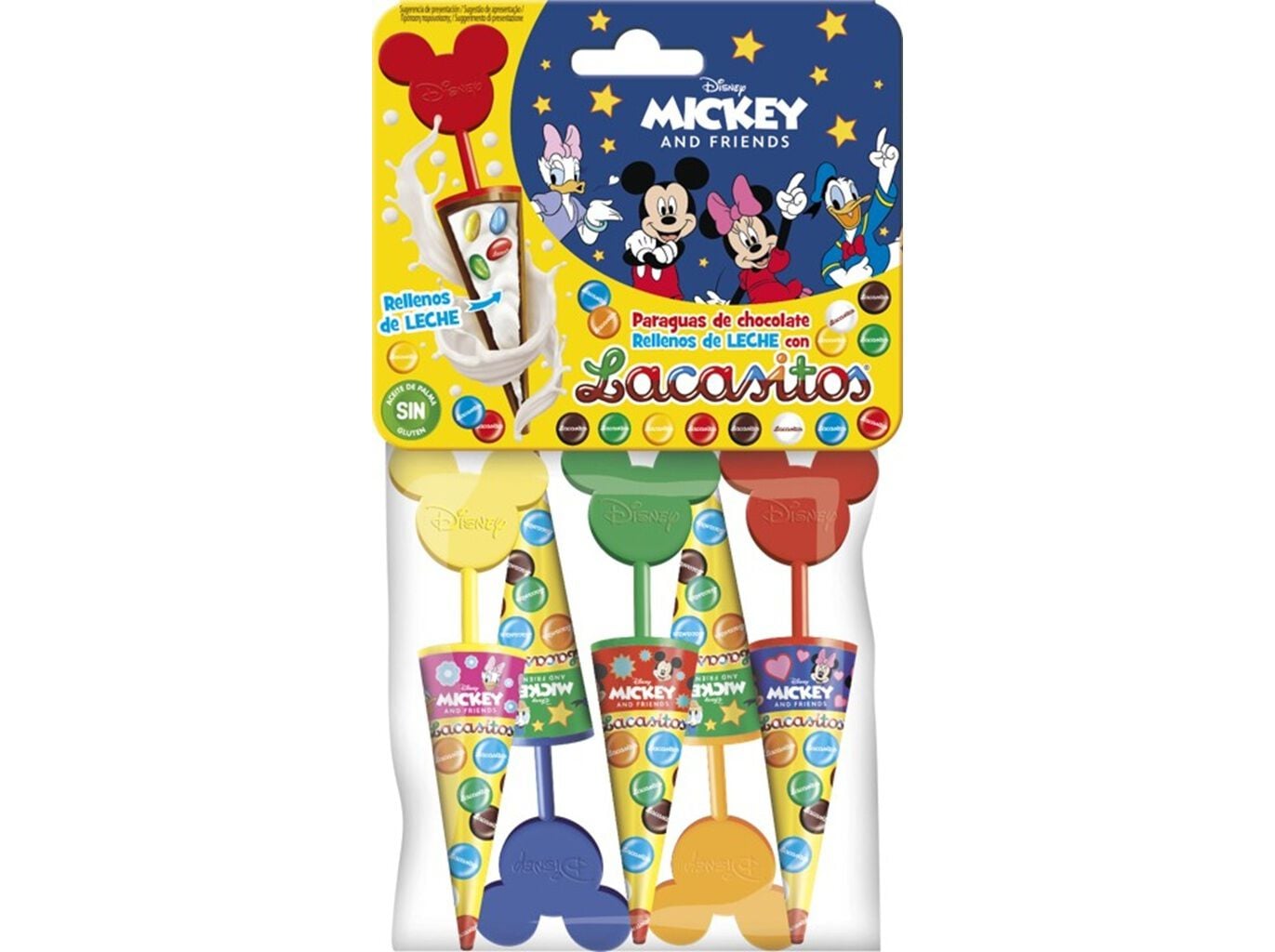 SOMBRINHAS CHOCOLATE LACASITOS DISNEY 5X11G image number 0