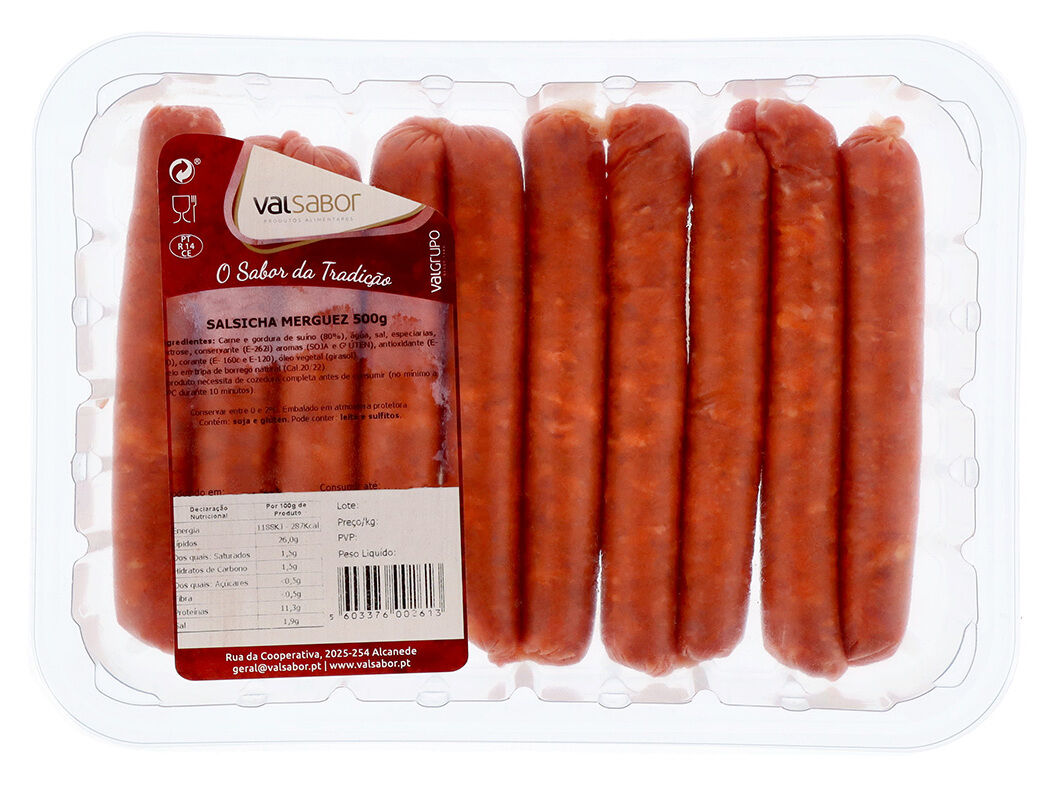 SALSICHA MERGUES IZIDORO 500G image number 0