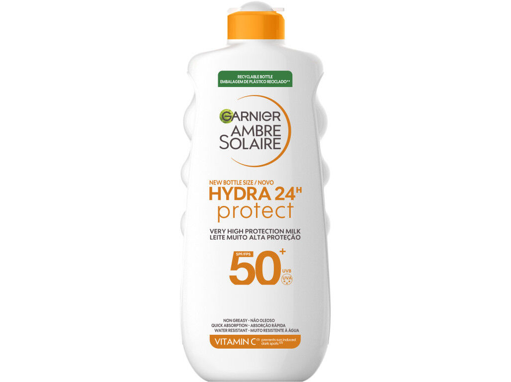 PROTETOR SOLAR AMBRE SOLAIRE LEITE HYDRA 24 SPF50 400ML