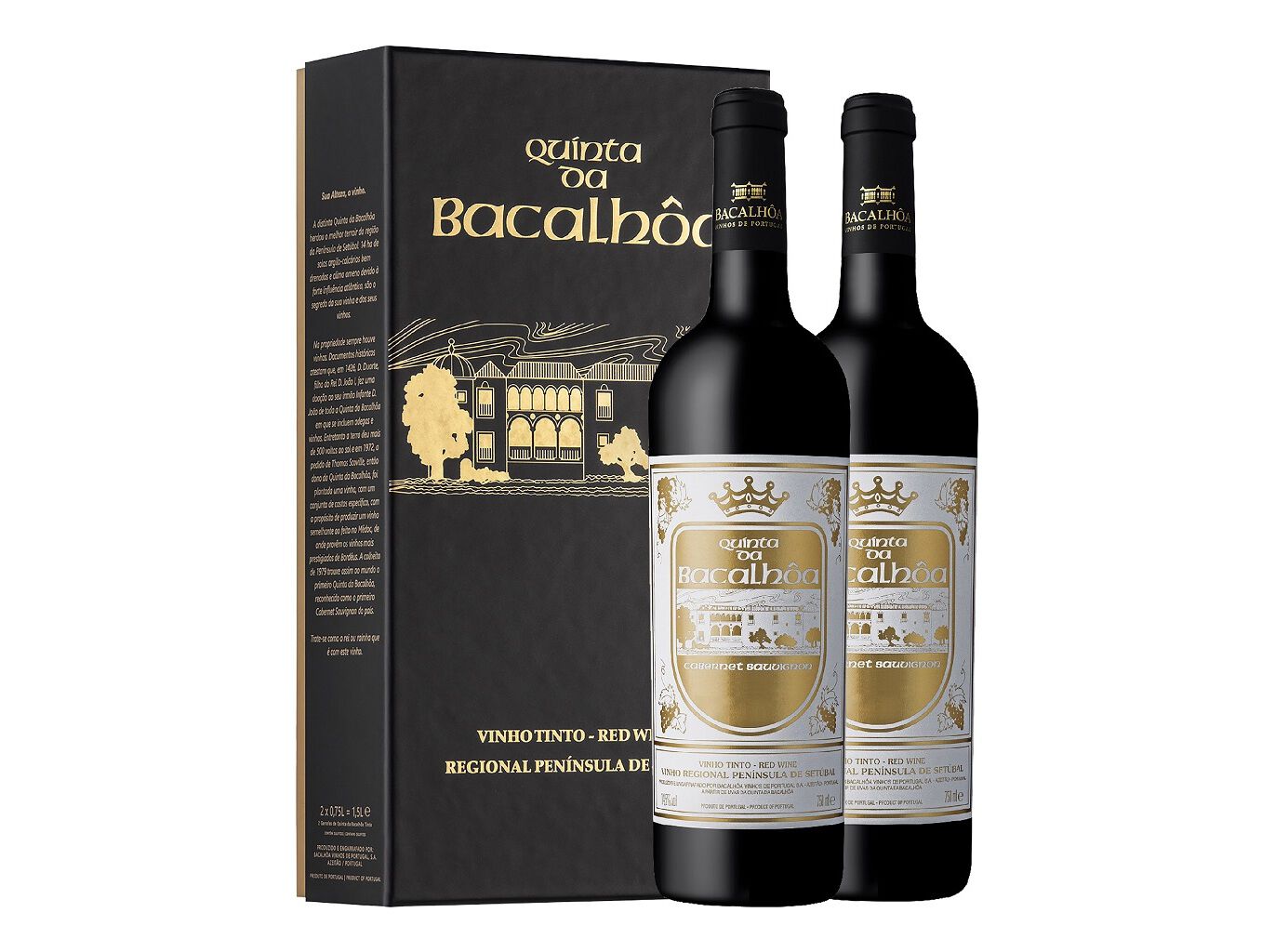 CONJUNTO VINHO QUINTA BACALH&Ocirc;A SET&Uacute;BAL 2X0.75L image number 0